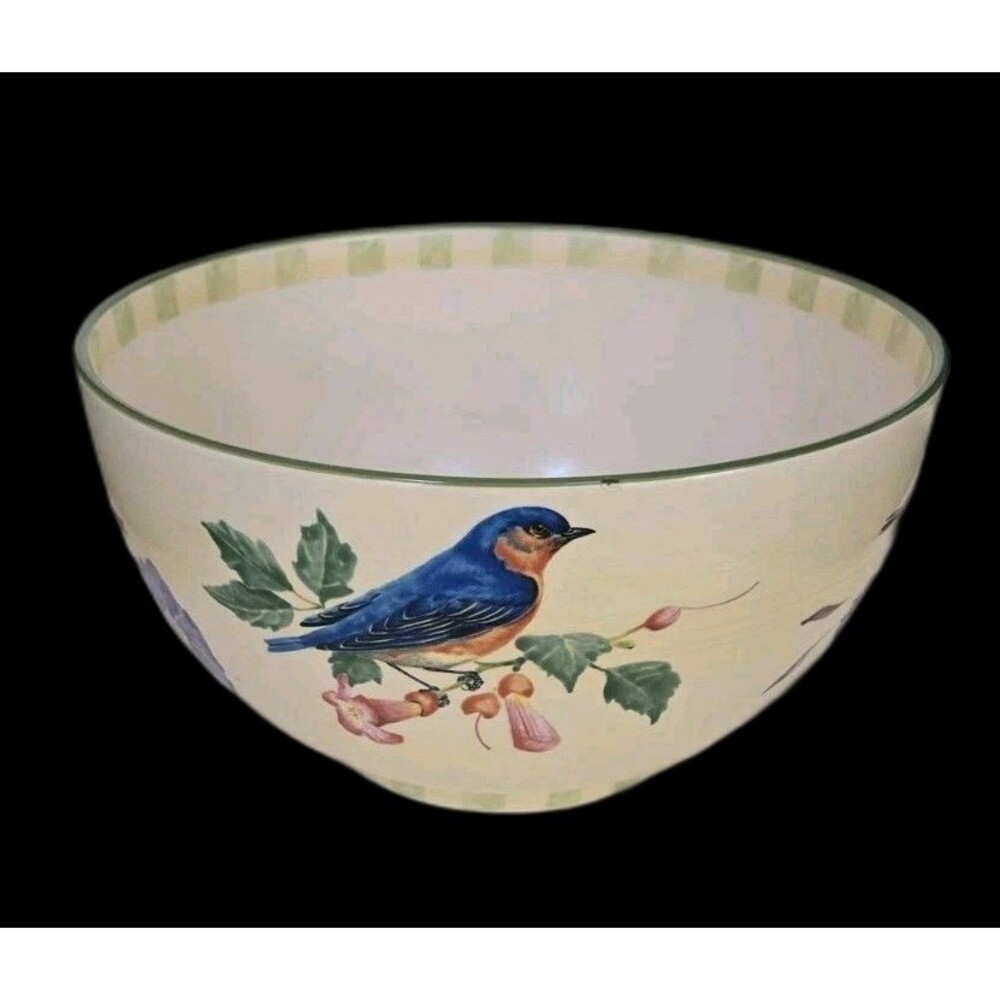 Lenox Summer Greetings 11 1/4"  Round Salad Serving Bowl By Catherine McClung